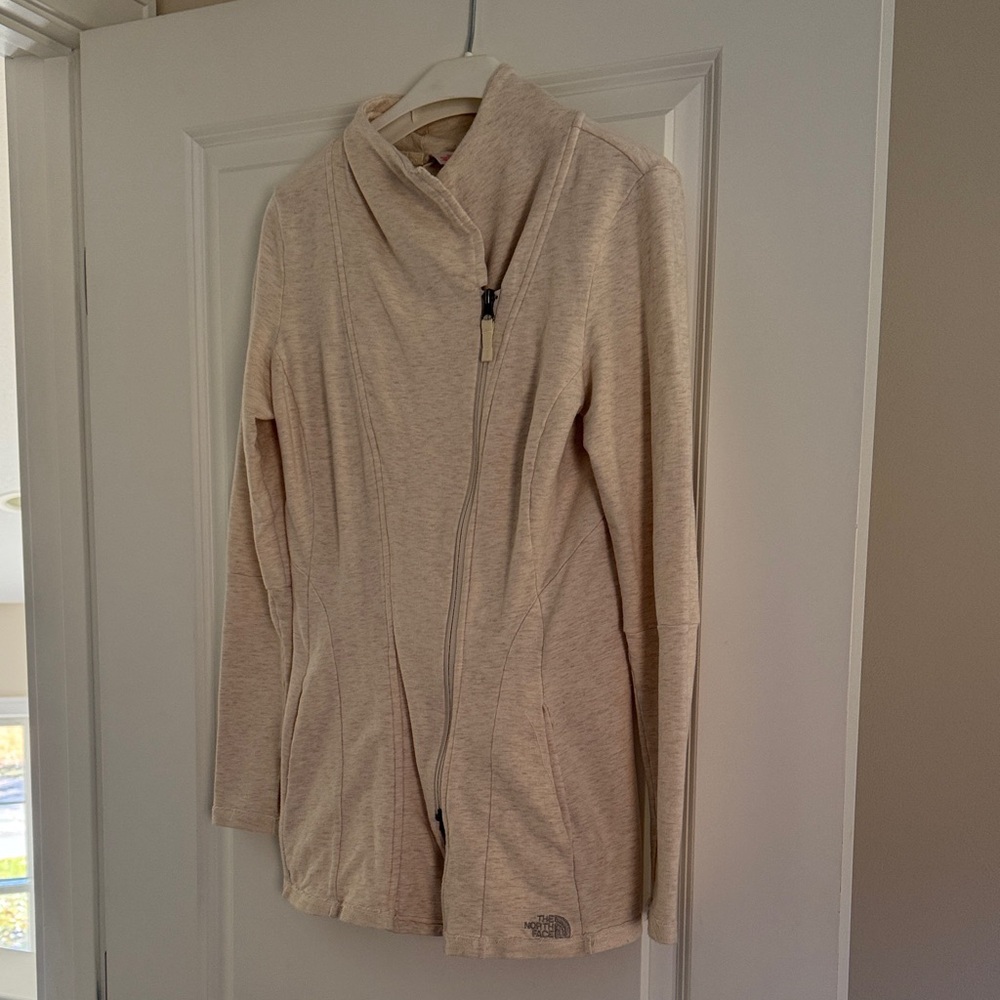 The North Face Women's Beige Cowl Neck Sweater